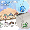 20Pcs 304 Stainless Steel Open Back Bezel Pendants PALLOY-BBC00009-6