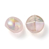 UV Plating Luminous Transparent Acrylic Beads OACR-P010-05A-2