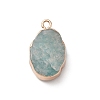 Natural Green Aventurine Pendants X-G-K333-01B-3