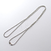 304 Stainless Steel Ball Chain Necklace Making IFIN-R114-2.4x900-1