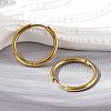 304 Stainless Steel Huggie Hoop Earrings EJEW-G272-02-16mm-G-2
