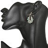 3 Pairs 3 Colors 304 Stainless Steel Dangle Stud Earring Sets for Women EJEW-MZ00756-4