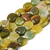 Dyed & Heated Natural Agate Beads Strands G-N359-15A-04-2