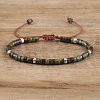 Natural Dragon Blood Beaded Braided Bracelets QH4784-11-1