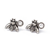 Natural Quartz Crystal Bee Stud Earrings EJEW-C016-01AS-01-2