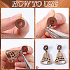 50Pcs Wood Stud Earring Finding FIND-SP0001-19A-6