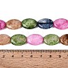 Dyed Natural White Jade Beads Strands G-N370-01A-20-5
