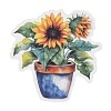 Potted Plant PET Stickers Set DIY-Z037-01C-4