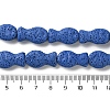 Fish Dyed Natural Lava Rock Beads Strands G-O126-01A-04-4