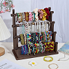 4-Tier Wood Bracelet Organizer Display Stands BDIS-WH0010-16A-4