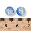 Transparent Crackle Glass Beads GLAA-XCP0001-62-8mm-3