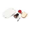 Resin Miniature Breakfast Set Ornaments DIY-H174-01I-3