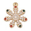 Christmas Theme Alloy Enamel Pendants X-ENAM-Z019-01D-1