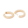 Brass Twist Rope Hoop Earrings for Women KK-A158-07A-G-2