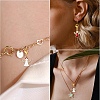 20Pcs Angel Alloy Enamel Pendant Decorations HJEW-YW00271-01-6