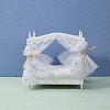 MDF Board Princess Bed Miniature Ornaments PW-WG87FD1-01-2