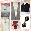 12 Pairs Vintage Alloy Buckle for Clothing & Bags FIND-PH0038-72AB-5