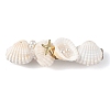 Natural Shell & Shell Pearl Hair Barrettes PHAR-TA000011-2