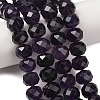 Natural Amethyst Beads Strands GG-CBA59DD-A01-6x10mm-1