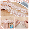 3 Yards Polyester Flower Lace Trim OCOR-OC0001-67A-4