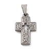 304 Stainless Steel Pendants STAS-P241-10P-1