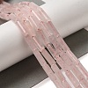 Natural Rose Quartz Beads Strands G-U010-A02-01-2