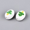 Handmade Porcelain Ceramic Beads PORC-Q005-07-3