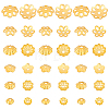 60Pcs 6 Styles 925 Sterling Silver Beads Caps STER-PH0001-76-7