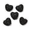Sparkling Acrylic Heart Beads with Rhinestone Embellishment OACR-NH0001-02A-08-1