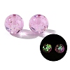 Luminous Transparent Resin Beads RESI-F073-03D-1