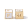 Rack Plating Brass Enamel Beads KK-B060-04G-04F-1
