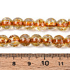 Crackle Transparent Glass Beads Strands X1-GLAA-N030-8mm-01G-4