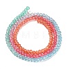Transparent Painted Glass Beads Strands DGLA-A034-T1mm-A11-5