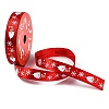 5 Yards Christmas Polyester Printed Ribbon OCOR-A008-01B-2