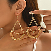 Brass Hoop Earrings NP1035-3-2