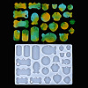 Bone & Fish & Heart DIY Silicone Pendant Molds WG41789-01-1