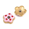304 Stainless Steel Enamel Beads SA-CBAA937-13G-02-2