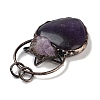 Natural Amethyst& Amethyst Big Pendants G-A221-04D-2