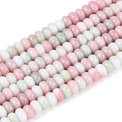 Ombre Effect Dyed Glass Beads Strands GLAA-T030-07A-02-1