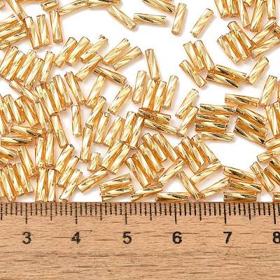 Glass Twist Bugle Beads SEED-C004-07B-1