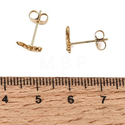 304 Stainless Steel Stud Earrings SA-CBABF3F-14G-03-1