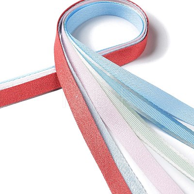 18 Yards 6 Colors Polyester Ribbon SRIB-C001-B11-1