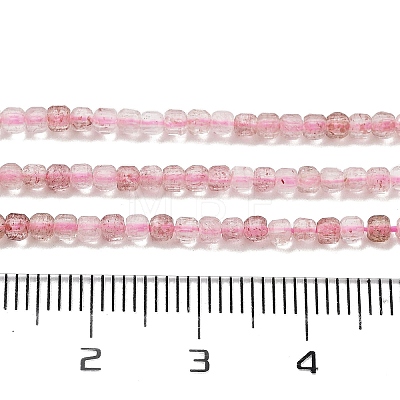 Natural Strawberry Quartz Beads Strands G-H042-B11-01A-1