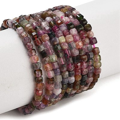 Natural Colorful Tourmaline Beads Strands G-H042-B28-01-1