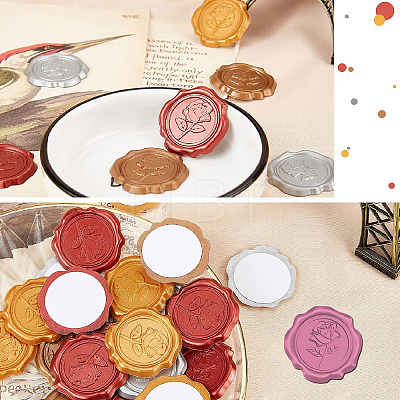 CRASPIRE Adhesive Wax Seal Stickers DIY-CP0010-58A-1