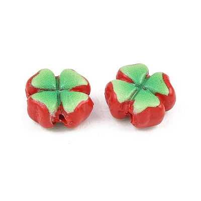 Printed Cinnabar Beads CARL-A001-01A-1
