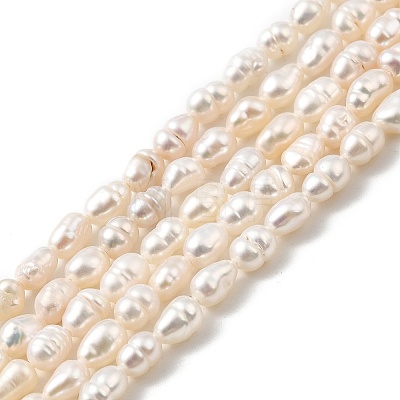 Natural Cultured Freshwater Pearl Beads Strands PEAR-I007-01O-01C-1