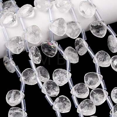 Natural Quartz Crystal Beads Strands G-L654-L04-01-1