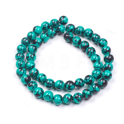 Synthetic Turquoise Beads Strands TURQ-G832-02-12mm-1