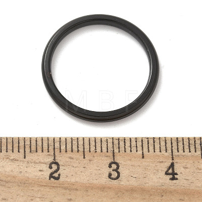 Ion Plating(IP) 304 Stainless Steel Plain Band Rings STAS-I160-E03-EB-1